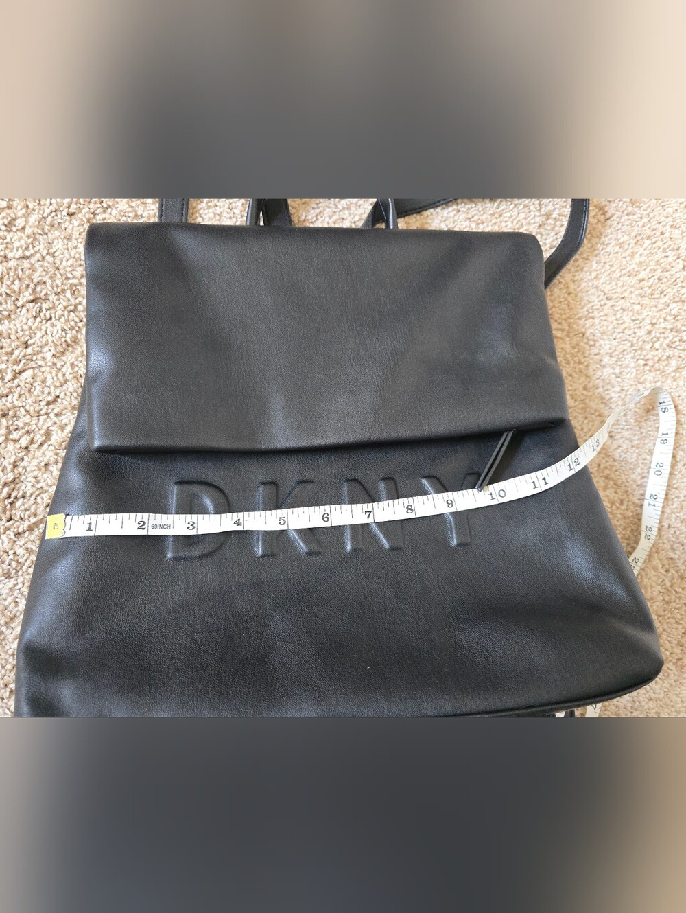 DKNY Faux Leather Backpack - Picture 3 of 7